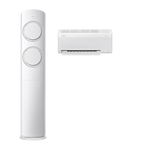 [삼성]Q9000(홈멀티/일반)19평형+6평형 화이트/그레이(바람문) (AF60F19D11GRS)