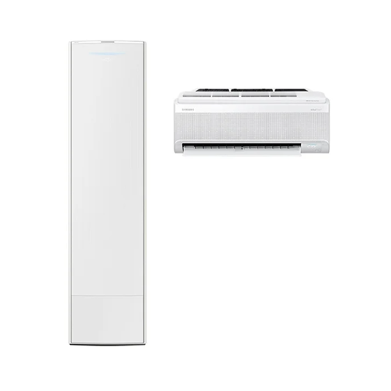 (1Q) 삼성 에어컨 무풍갤러리 AF9900 일반 화이트 스탠드+벽걸이 25평+6평 (60) AF80F25D29WRS