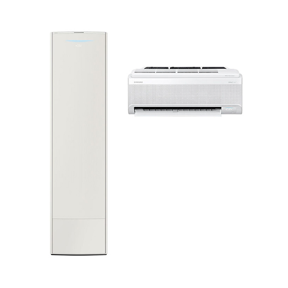 (1Q) 삼성 에어컨 무풍갤러리 AF9900일반 베이지 스탠드+벽걸이 25평+6평 (60) AF80F25D28BRS