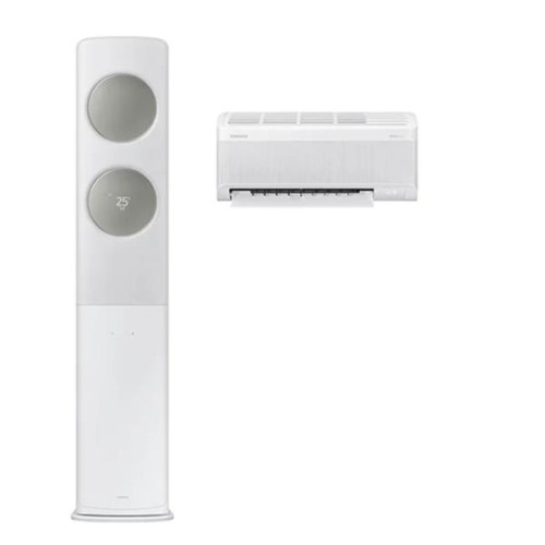 (1Q) 삼성 에어컨 무풍 클래식 일반 화이트 스탠드+벽걸이 17평+6평 (36) AF70F17D24IR5S