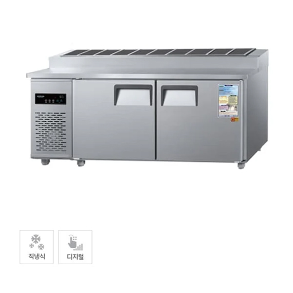 [그랜드우성] 직냉식 김밥 냉장고 475L (올스텐) (36) CWSM-180RBT_올스텐 (K)